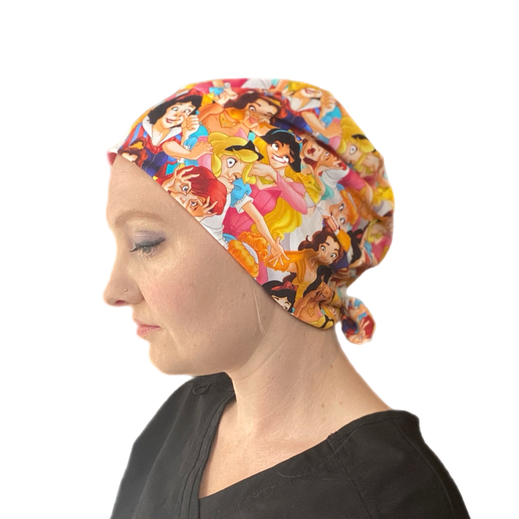Princess Multi-way Bow Scrub Cap back